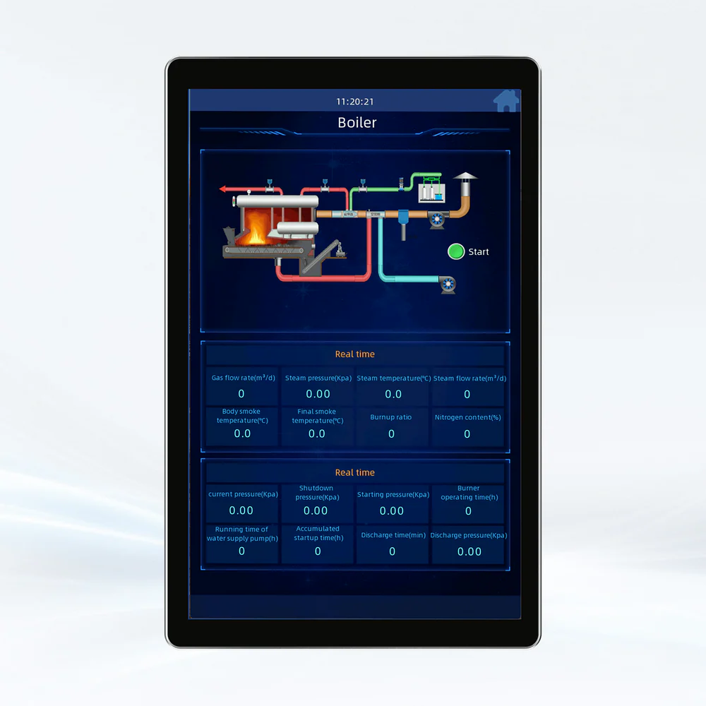 HMI Flexem F110C | Pantalla Táctil Industrial 10.1" Vertical 800×1280, DC24V, 4 Puertos Serie + Ethernet